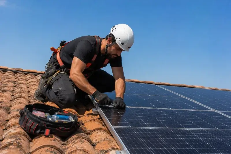 Maintenance et monitoring de panneaux solaires à Mazières-en-Mauges